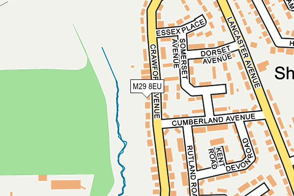 M29 8EU map - OS OpenMap – Local (Ordnance Survey)