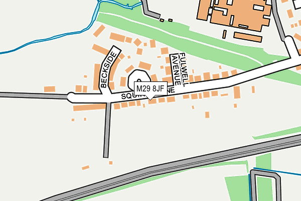 M29 8JF map - OS OpenMap – Local (Ordnance Survey)