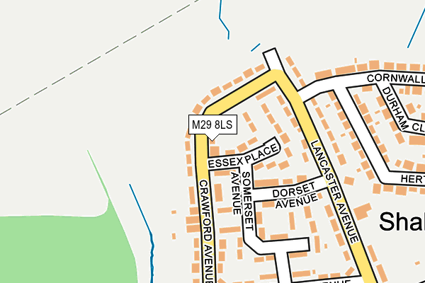 M29 8LS map - OS OpenMap – Local (Ordnance Survey)