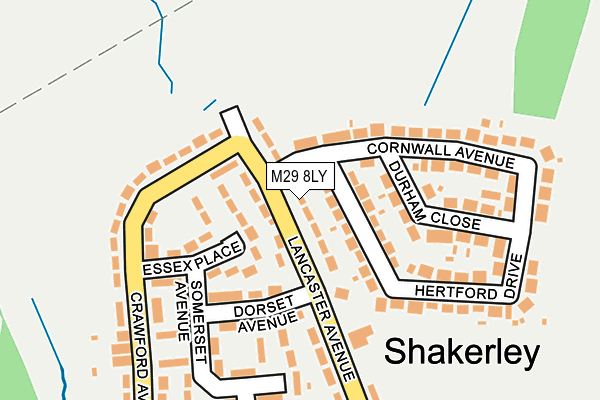 M29 8LY map - OS OpenMap – Local (Ordnance Survey)