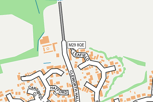 M29 8QE map - OS OpenMap – Local (Ordnance Survey)
