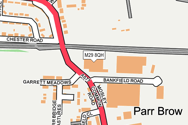 M29 8QH map - OS OpenMap – Local (Ordnance Survey)