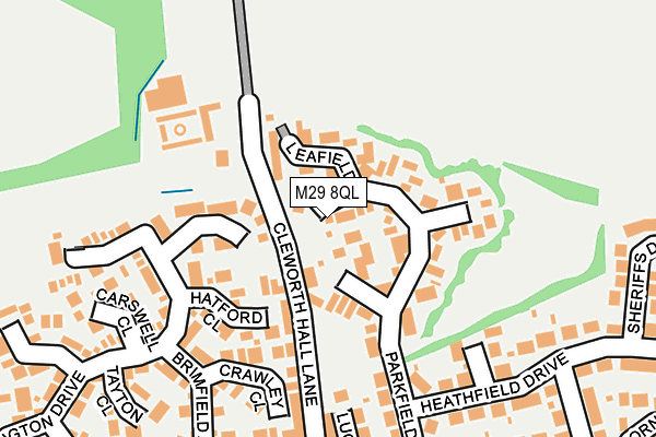M29 8QL map - OS OpenMap – Local (Ordnance Survey)