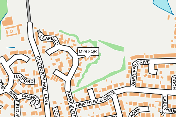 M29 8QR map - OS OpenMap – Local (Ordnance Survey)