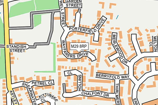 M29 8RP map - OS OpenMap – Local (Ordnance Survey)
