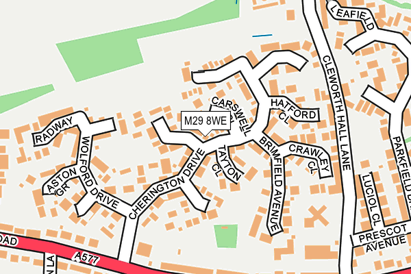 M29 8WE map - OS OpenMap – Local (Ordnance Survey)