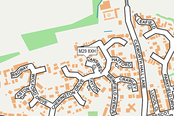 M29 8XH map - OS OpenMap – Local (Ordnance Survey)