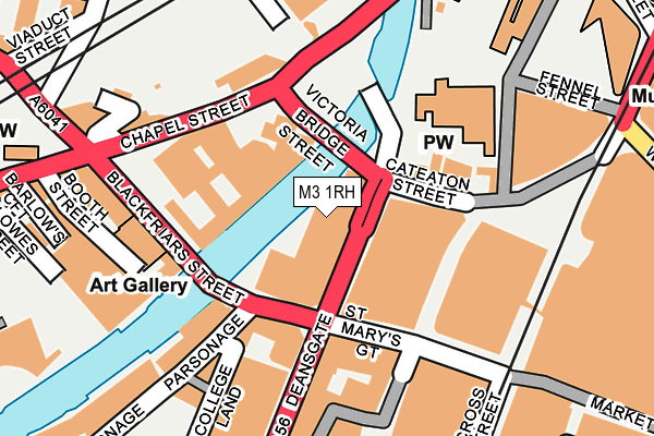 M3 1RH map - OS OpenMap – Local (Ordnance Survey)