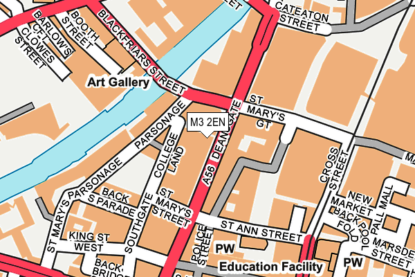 M3 2EN map - OS OpenMap – Local (Ordnance Survey)