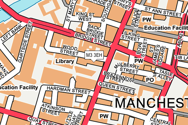 M3 3EH map - OS OpenMap – Local (Ordnance Survey)