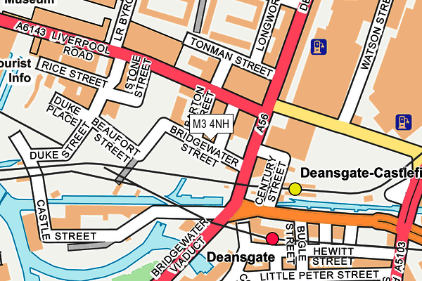 M3 4NH map - OS OpenMap – Local (Ordnance Survey)