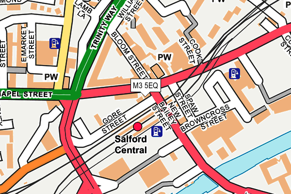 M3 5EQ map - OS OpenMap – Local (Ordnance Survey)