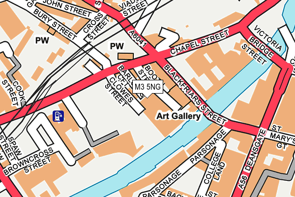 M3 5NG map - OS OpenMap – Local (Ordnance Survey)