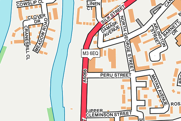 M3 6EQ map - OS OpenMap – Local (Ordnance Survey)