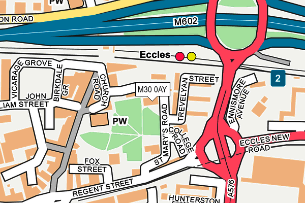 M30 0AY map - OS OpenMap – Local (Ordnance Survey)