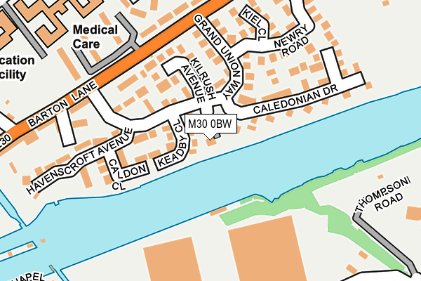 M30 0BW map - OS OpenMap – Local (Ordnance Survey)