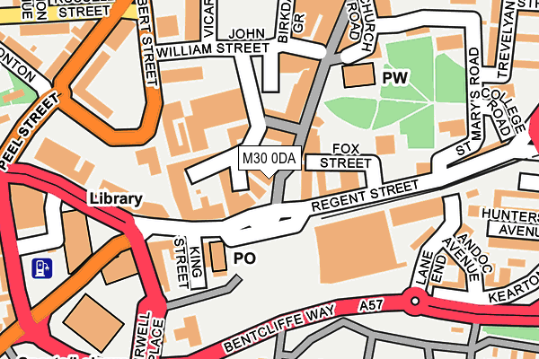 M30 0DA map - OS OpenMap – Local (Ordnance Survey)