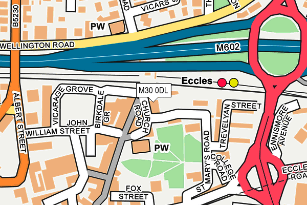 M30 0DL map - OS OpenMap – Local (Ordnance Survey)