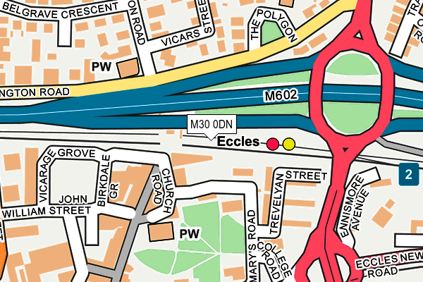 M30 0DN map - OS OpenMap – Local (Ordnance Survey)