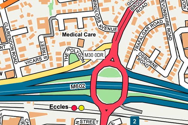 M30 0DR map - OS OpenMap – Local (Ordnance Survey)