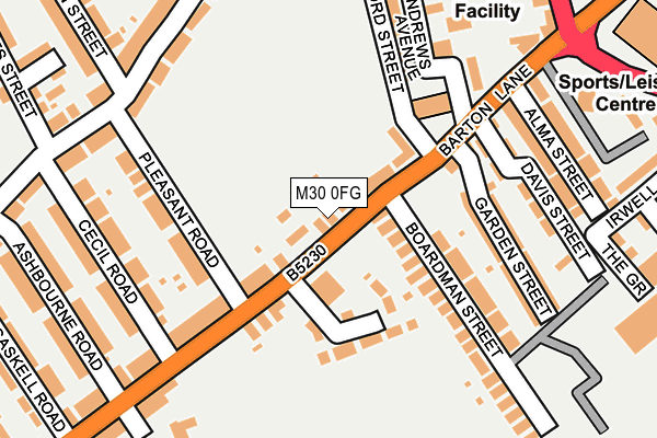 M30 0FG map - OS OpenMap – Local (Ordnance Survey)