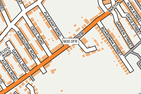 M30 0FR map - OS OpenMap – Local (Ordnance Survey)
