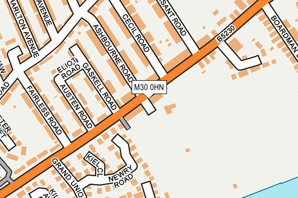 M30 0HN map - OS OpenMap – Local (Ordnance Survey)