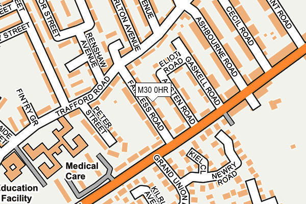 M30 0HR map - OS OpenMap – Local (Ordnance Survey)