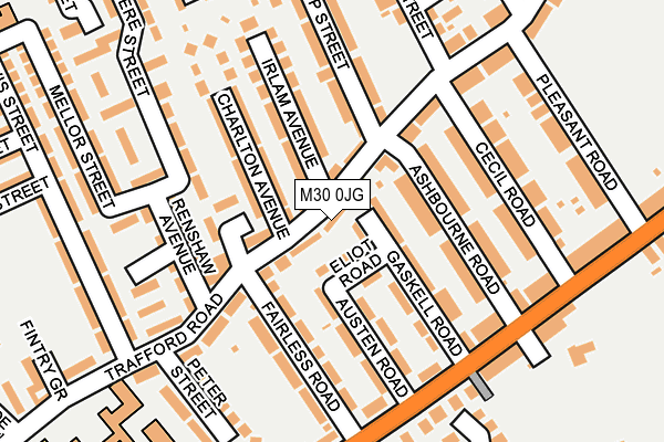 M30 0JG map - OS OpenMap – Local (Ordnance Survey)