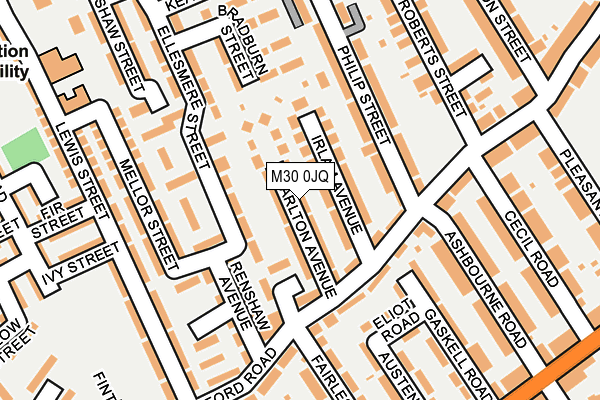 M30 0JQ map - OS OpenMap – Local (Ordnance Survey)