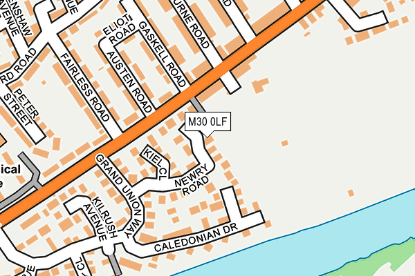 M30 0LF map - OS OpenMap – Local (Ordnance Survey)