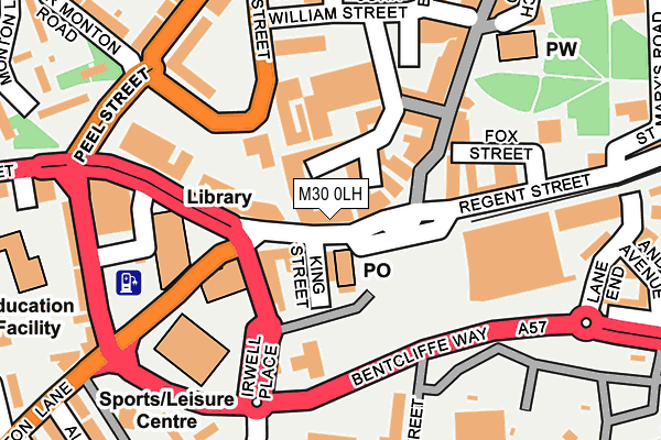 M30 0LH map - OS OpenMap – Local (Ordnance Survey)