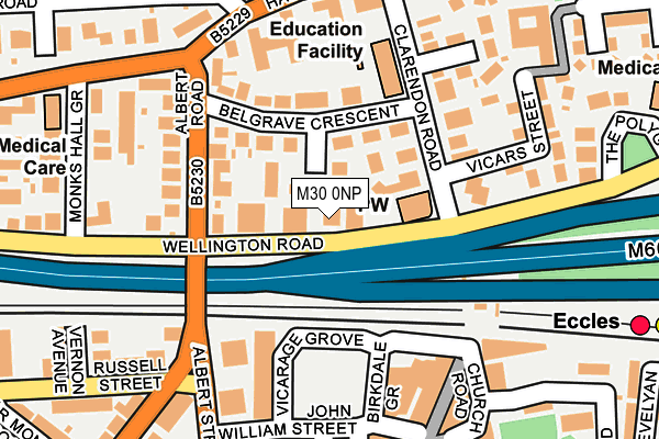 M30 0NP map - OS OpenMap – Local (Ordnance Survey)