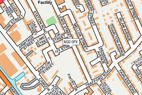 M30 0PX map - OS OpenMap – Local (Ordnance Survey)
