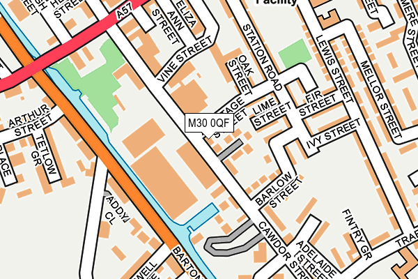 M30 0QF map - OS OpenMap – Local (Ordnance Survey)