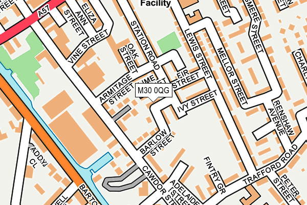 M30 0QG map - OS OpenMap – Local (Ordnance Survey)