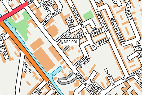M30 0QL map - OS OpenMap – Local (Ordnance Survey)