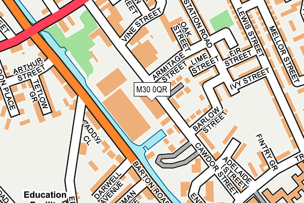 M30 0QR map - OS OpenMap – Local (Ordnance Survey)