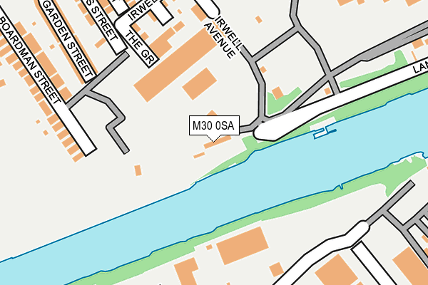 M30 0SA map - OS OpenMap – Local (Ordnance Survey)