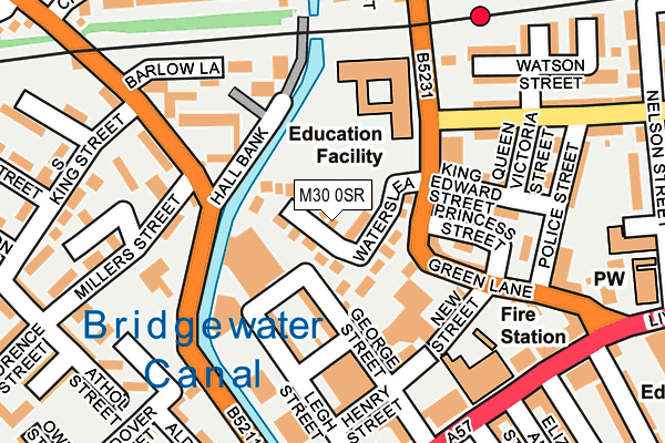 M30 0SR map - OS OpenMap – Local (Ordnance Survey)