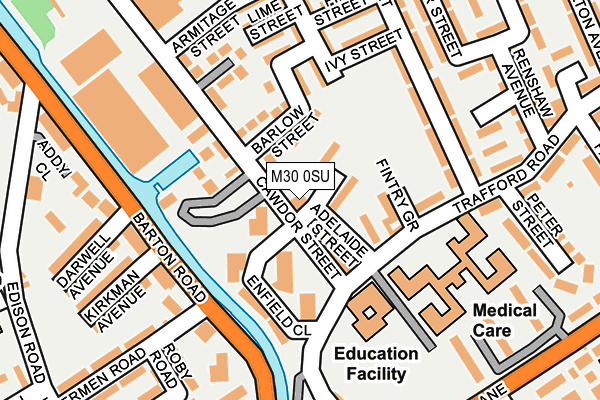 M30 0SU map - OS OpenMap – Local (Ordnance Survey)