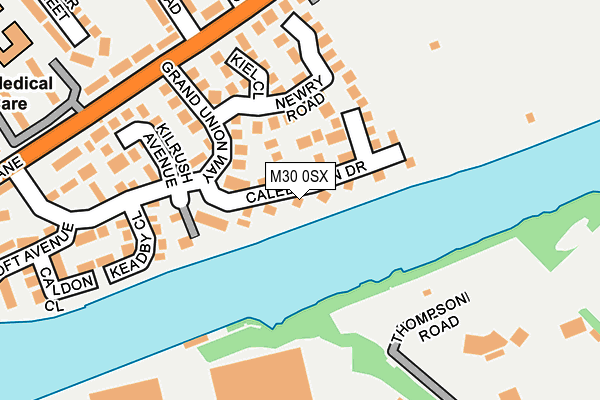 M30 0SX map - OS OpenMap – Local (Ordnance Survey)