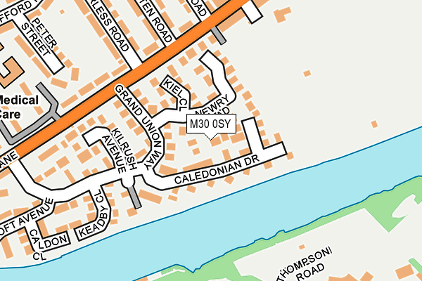 M30 0SY map - OS OpenMap – Local (Ordnance Survey)