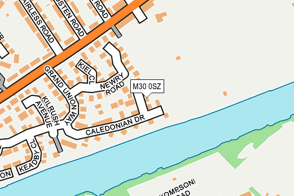 M30 0SZ map - OS OpenMap – Local (Ordnance Survey)