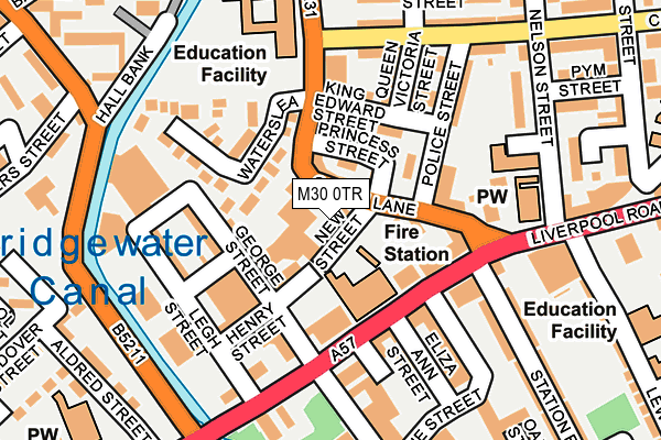 M30 0TR map - OS OpenMap – Local (Ordnance Survey)