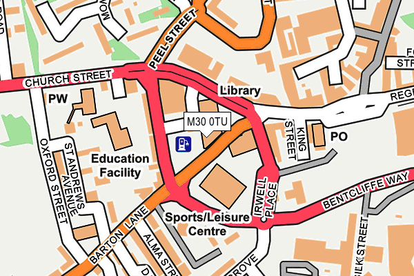 M30 0TU map - OS OpenMap – Local (Ordnance Survey)