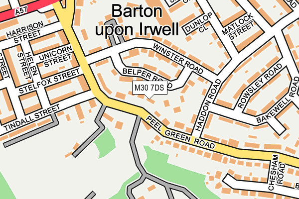 M30 7DS map - OS OpenMap – Local (Ordnance Survey)