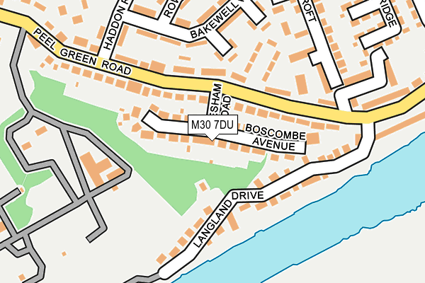 M30 7DU map - OS OpenMap – Local (Ordnance Survey)