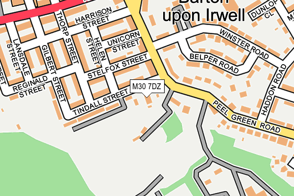 M30 7DZ map - OS OpenMap – Local (Ordnance Survey)