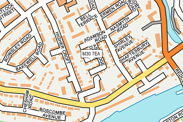 M30 7EA map - OS OpenMap – Local (Ordnance Survey)